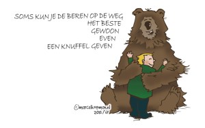 Mijn moeder kookt soep van tafelpoten